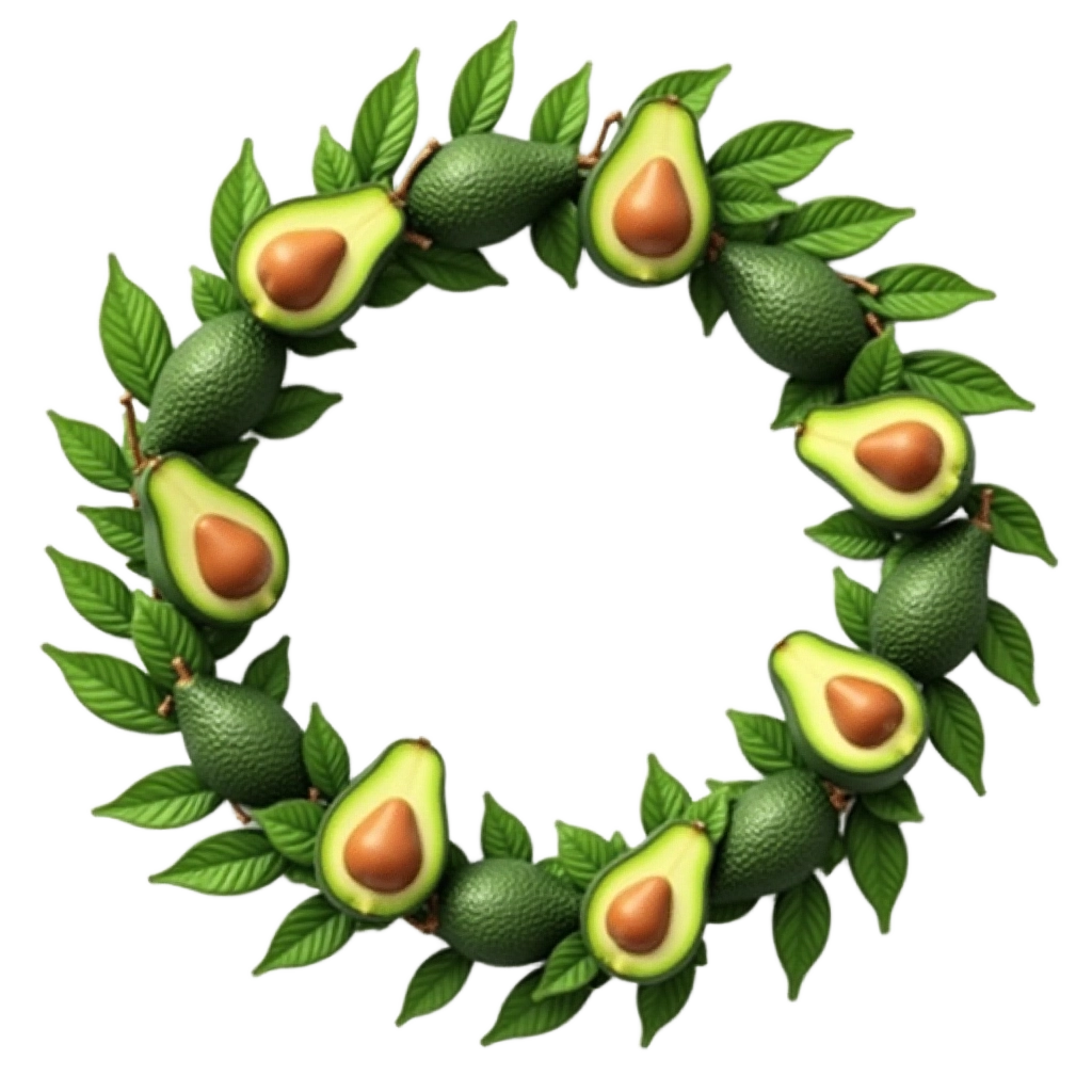 Avocado Wreath